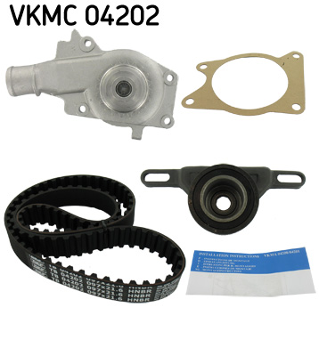 SKF VKMC 04202 Pompa acqua + Kit cinghie dentate